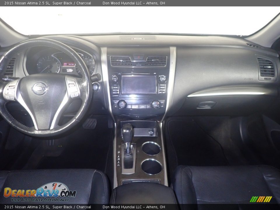 2015 Nissan Altima 2.5 SL Super Black / Charcoal Photo #27
