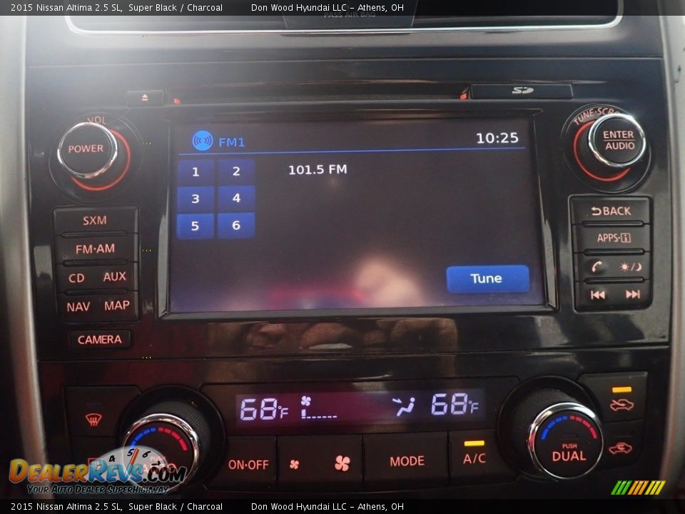 2015 Nissan Altima 2.5 SL Super Black / Charcoal Photo #28