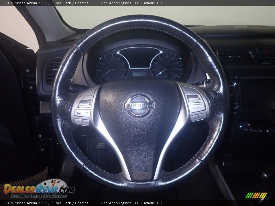 2015 Nissan Altima 2.5 SL Super Black / Charcoal Photo #29