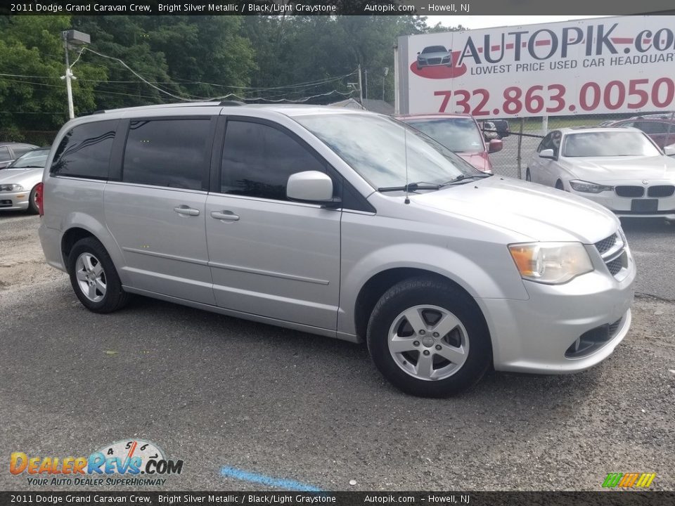 2011 Dodge Grand Caravan Crew Bright Silver Metallic / Black/Light Graystone Photo #1