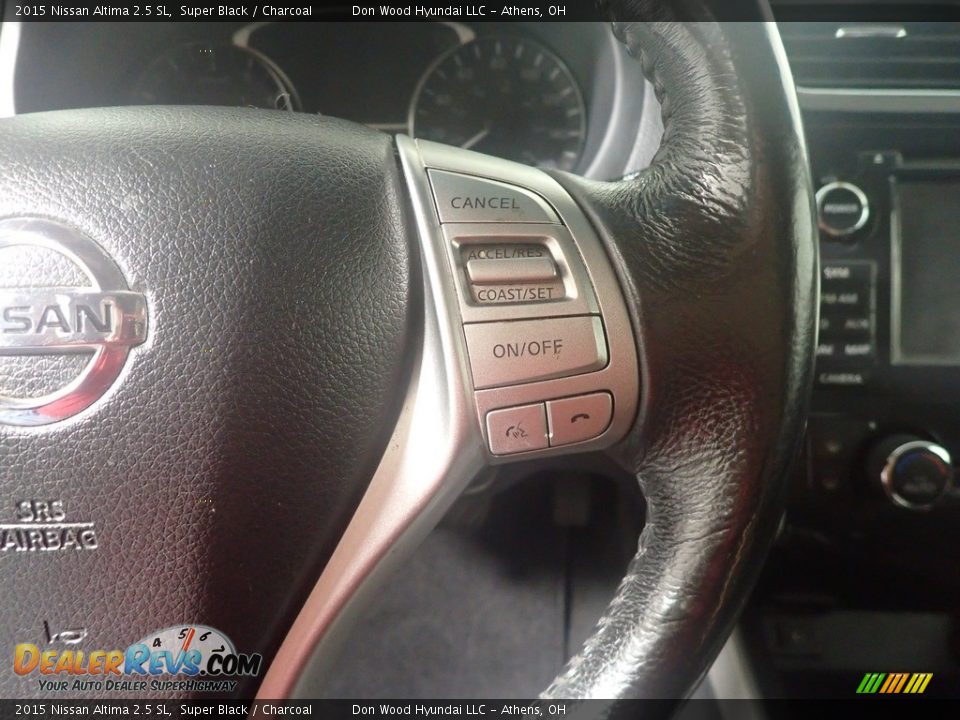 2015 Nissan Altima 2.5 SL Super Black / Charcoal Photo #32