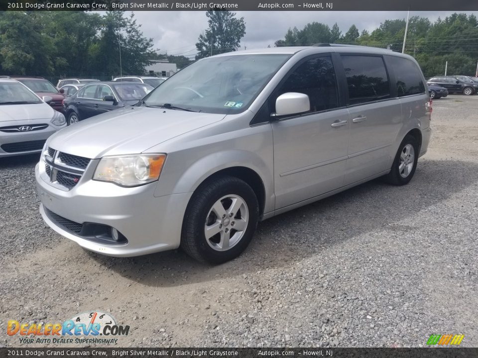 2011 Dodge Grand Caravan Crew Bright Silver Metallic / Black/Light Graystone Photo #2