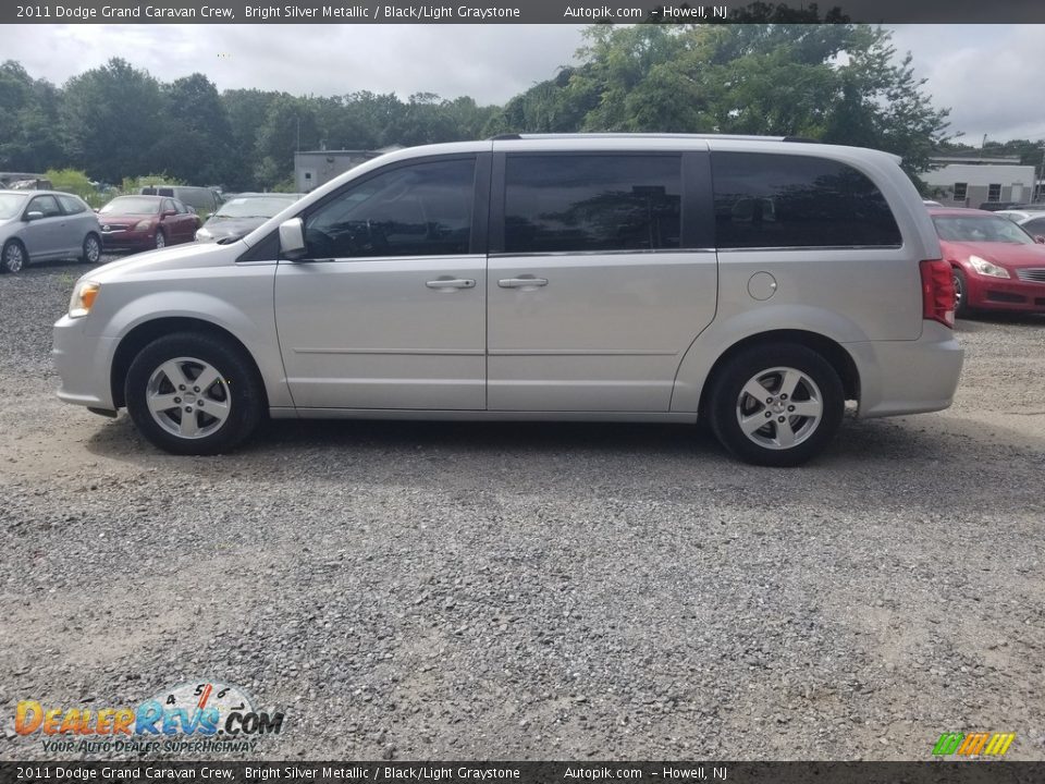 2011 Dodge Grand Caravan Crew Bright Silver Metallic / Black/Light Graystone Photo #3