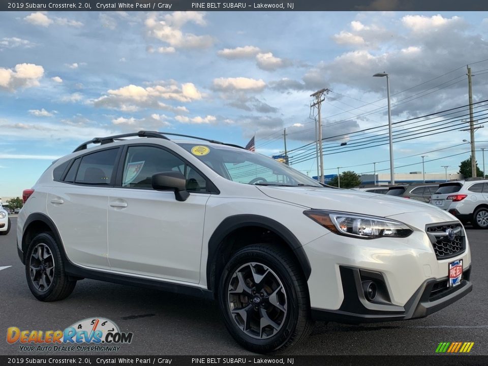 2019 Subaru Crosstrek 2.0i Crystal White Pearl / Gray Photo #21