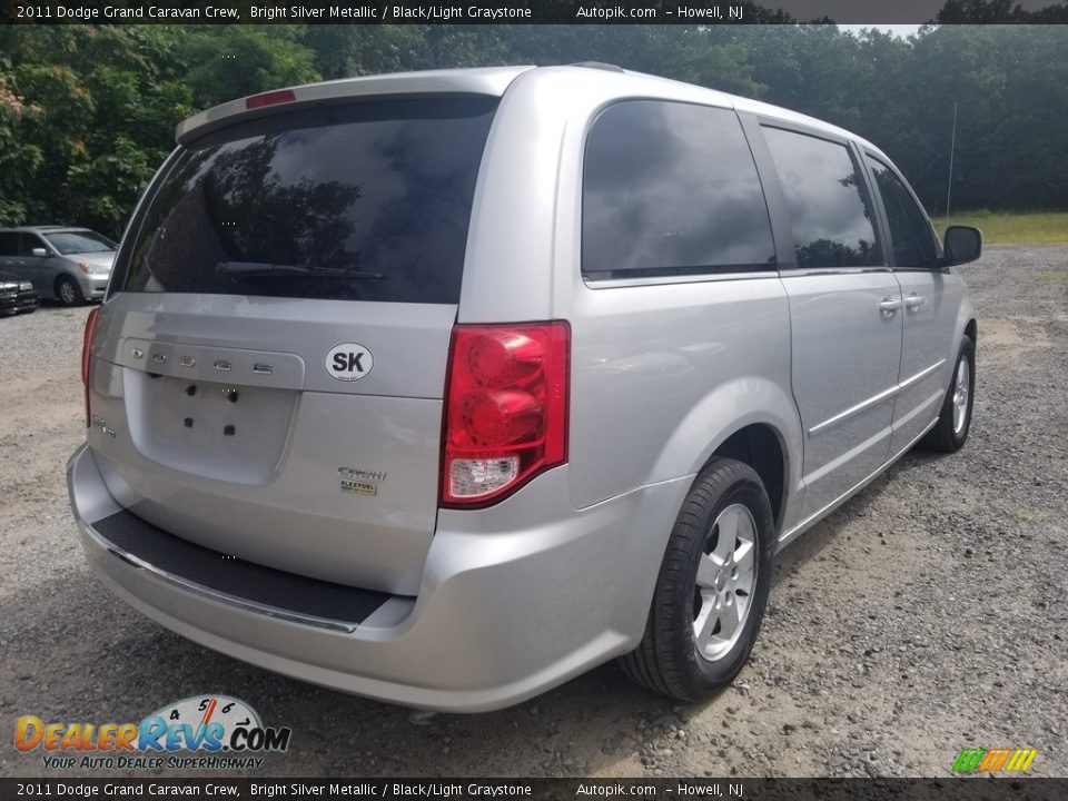 2011 Dodge Grand Caravan Crew Bright Silver Metallic / Black/Light Graystone Photo #5