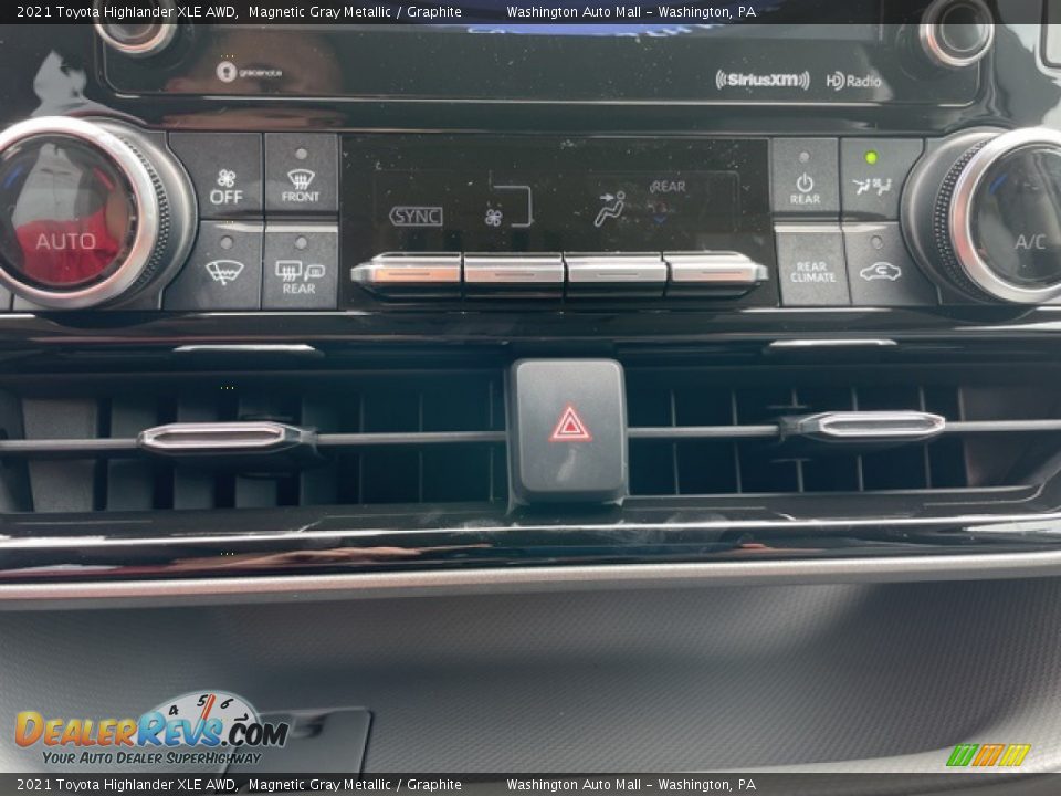 2021 Toyota Highlander XLE AWD Magnetic Gray Metallic / Graphite Photo #21