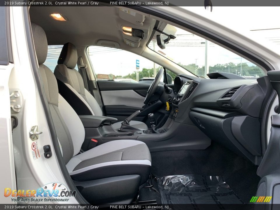 2019 Subaru Crosstrek 2.0i Crystal White Pearl / Gray Photo #25