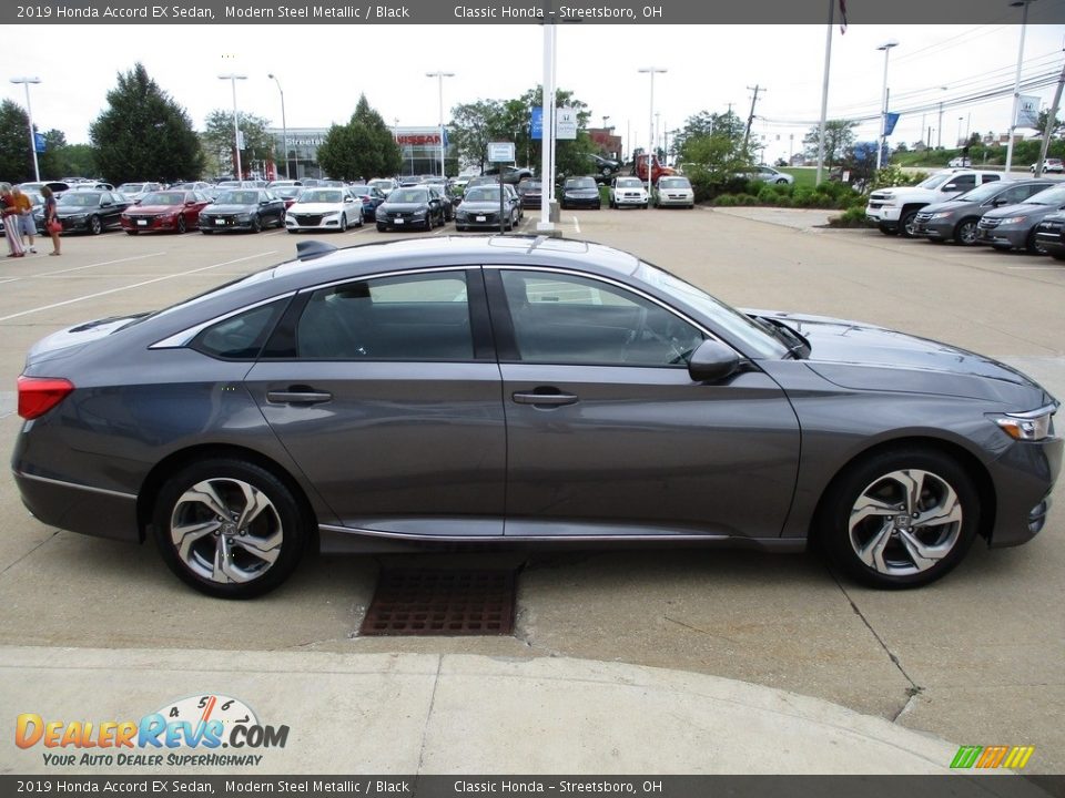 2019 Honda Accord EX Sedan Modern Steel Metallic / Black Photo #4