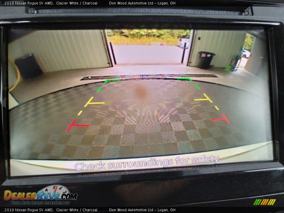 2019 Nissan Rogue SV AWD Glacier White / Charcoal Photo #2