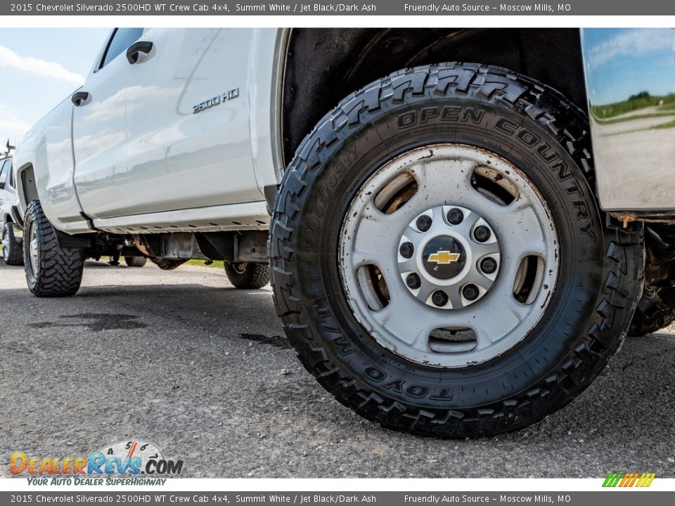 2015 Chevrolet Silverado 2500HD WT Crew Cab 4x4 Summit White / Jet Black/Dark Ash Photo #2