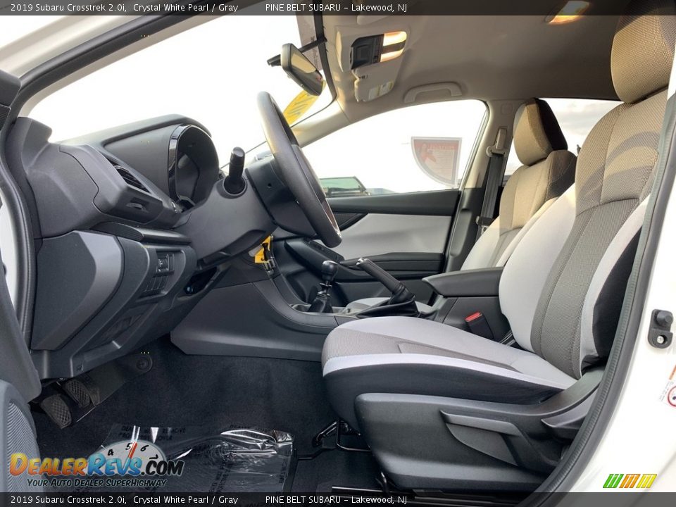 2019 Subaru Crosstrek 2.0i Crystal White Pearl / Gray Photo #36