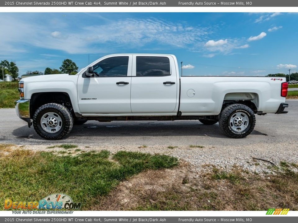 2015 Chevrolet Silverado 2500HD WT Crew Cab 4x4 Summit White / Jet Black/Dark Ash Photo #7