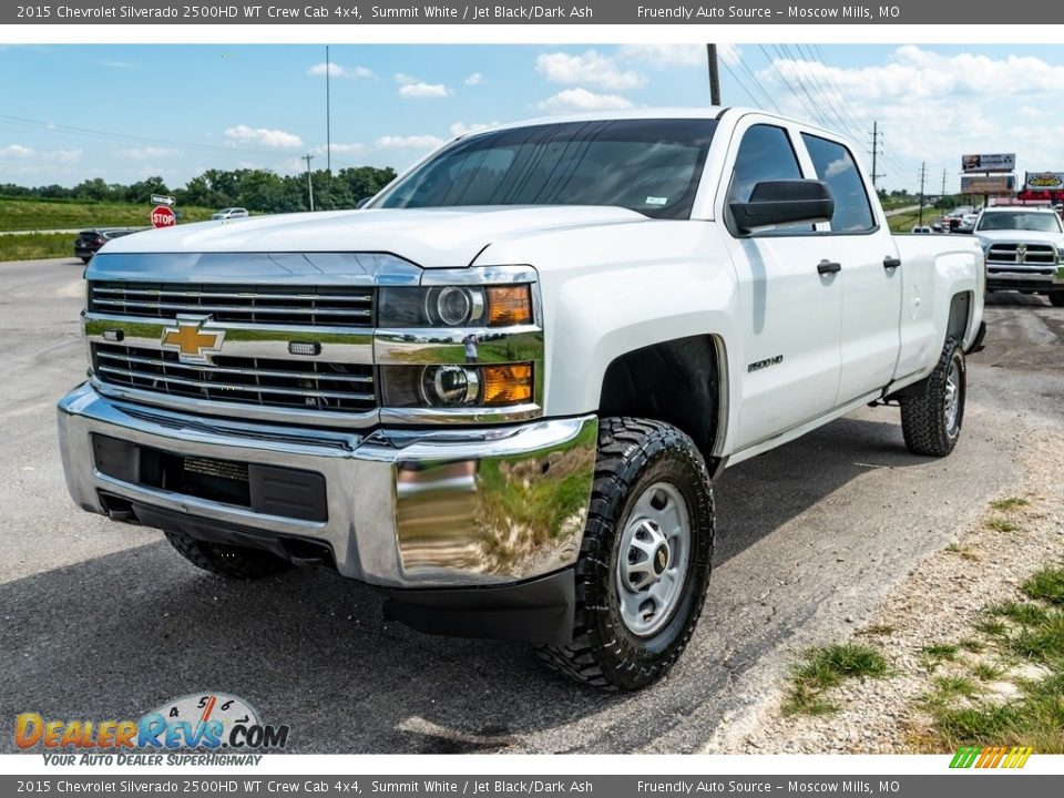 2015 Chevrolet Silverado 2500HD WT Crew Cab 4x4 Summit White / Jet Black/Dark Ash Photo #8