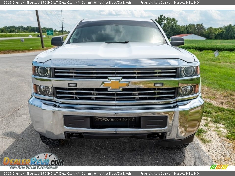 2015 Chevrolet Silverado 2500HD WT Crew Cab 4x4 Summit White / Jet Black/Dark Ash Photo #9