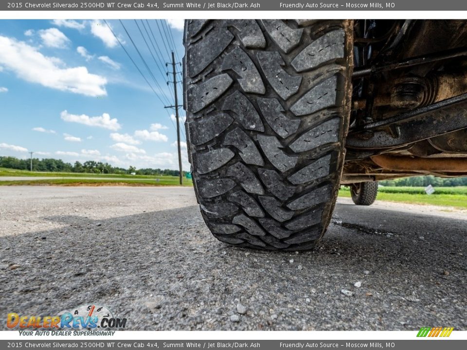 2015 Chevrolet Silverado 2500HD WT Crew Cab 4x4 Summit White / Jet Black/Dark Ash Photo #11