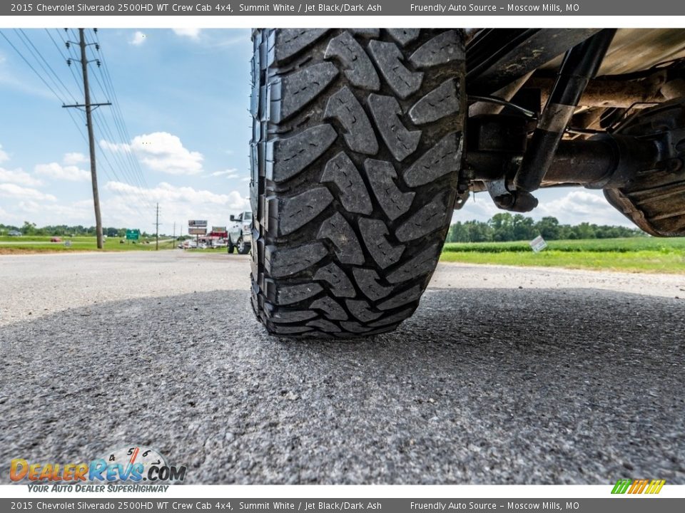 2015 Chevrolet Silverado 2500HD WT Crew Cab 4x4 Summit White / Jet Black/Dark Ash Photo #12