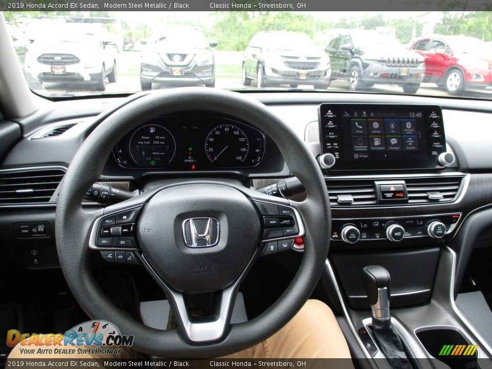 2019 Honda Accord EX Sedan Modern Steel Metallic / Black Photo #25