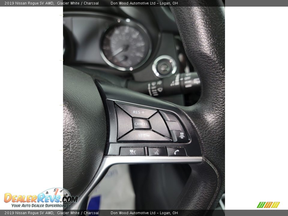 2019 Nissan Rogue SV AWD Glacier White / Charcoal Photo #20