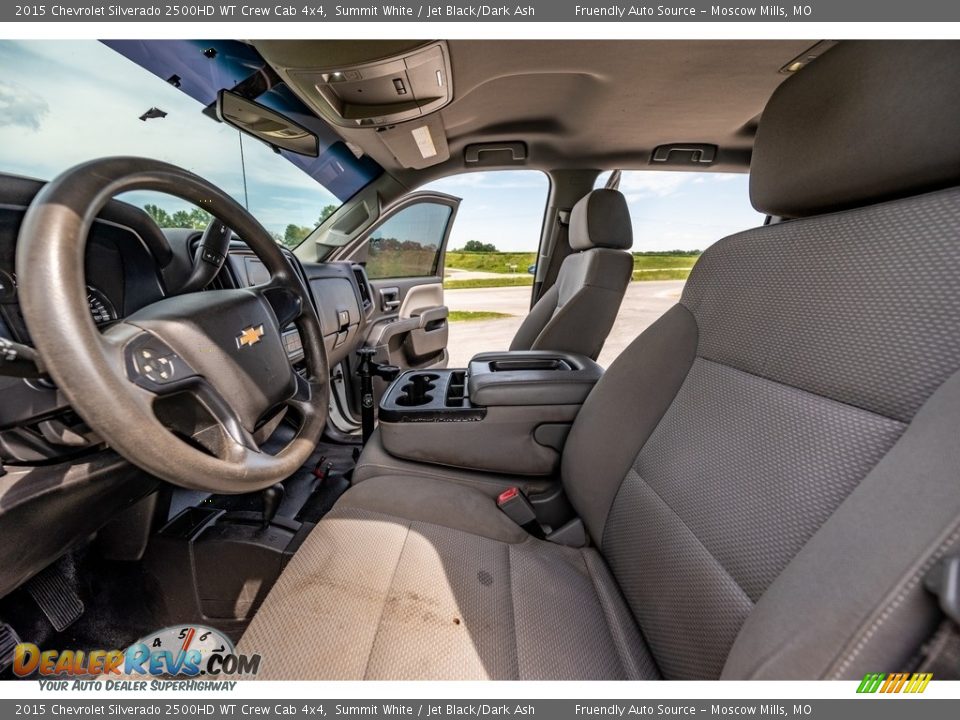 2015 Chevrolet Silverado 2500HD WT Crew Cab 4x4 Summit White / Jet Black/Dark Ash Photo #19