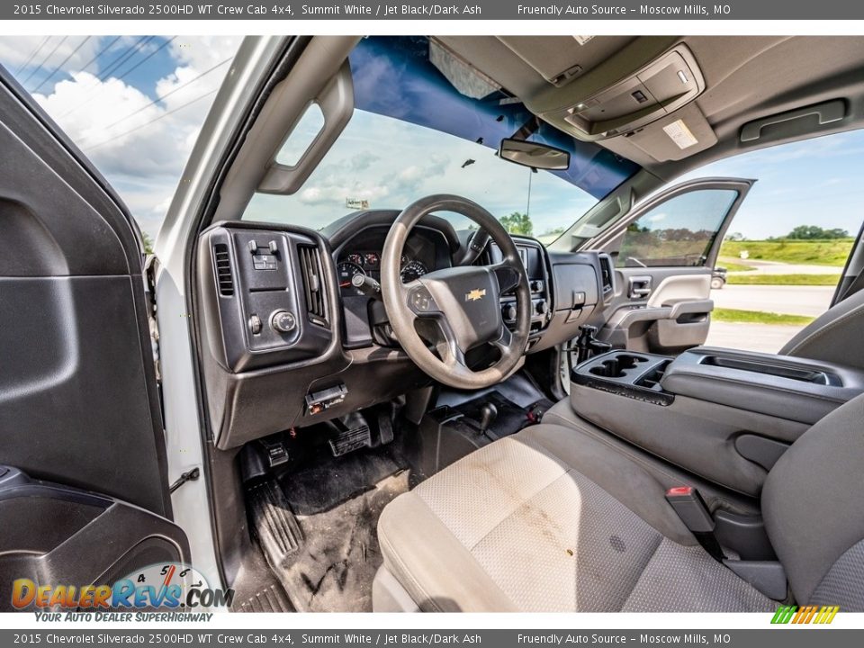 2015 Chevrolet Silverado 2500HD WT Crew Cab 4x4 Summit White / Jet Black/Dark Ash Photo #20