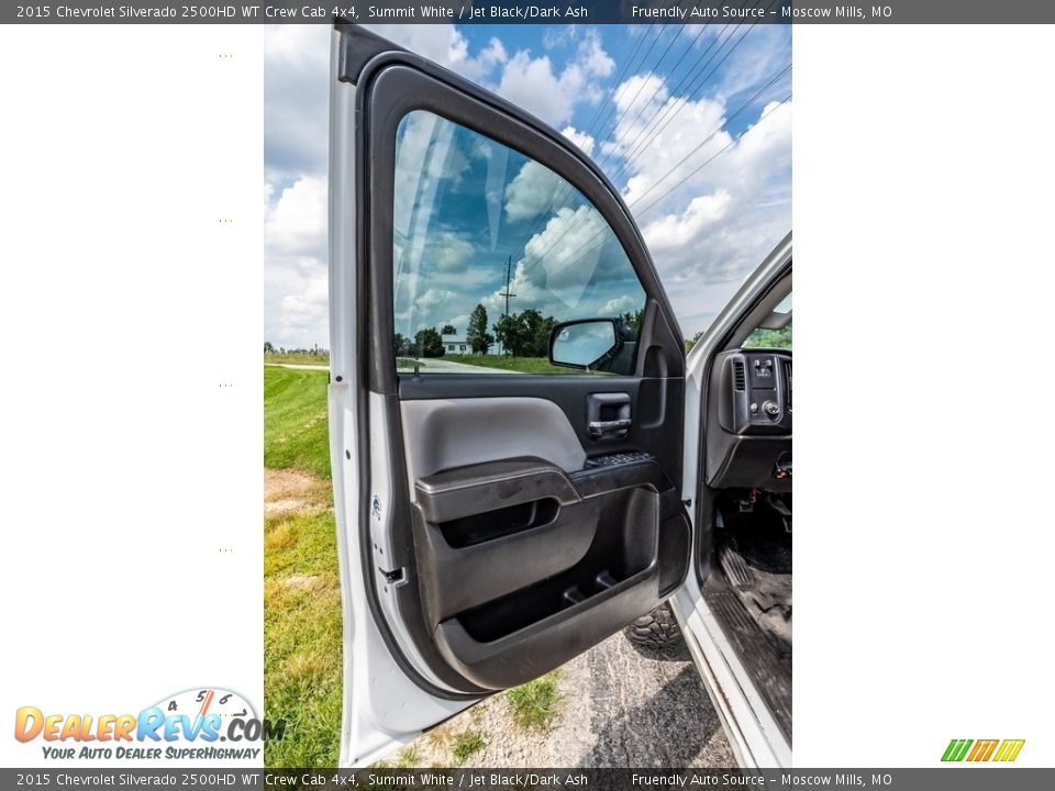 2015 Chevrolet Silverado 2500HD WT Crew Cab 4x4 Summit White / Jet Black/Dark Ash Photo #21