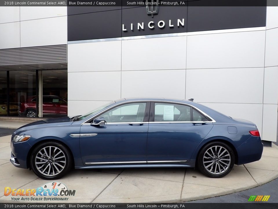 Blue Diamond 2018 Lincoln Continental Select AWD Photo #2