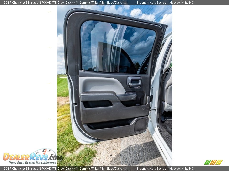 2015 Chevrolet Silverado 2500HD WT Crew Cab 4x4 Summit White / Jet Black/Dark Ash Photo #22