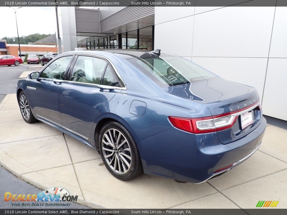 2018 Lincoln Continental Select AWD Blue Diamond / Cappuccino Photo #3