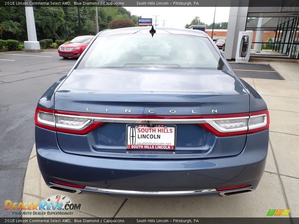 2018 Lincoln Continental Select AWD Blue Diamond / Cappuccino Photo #4