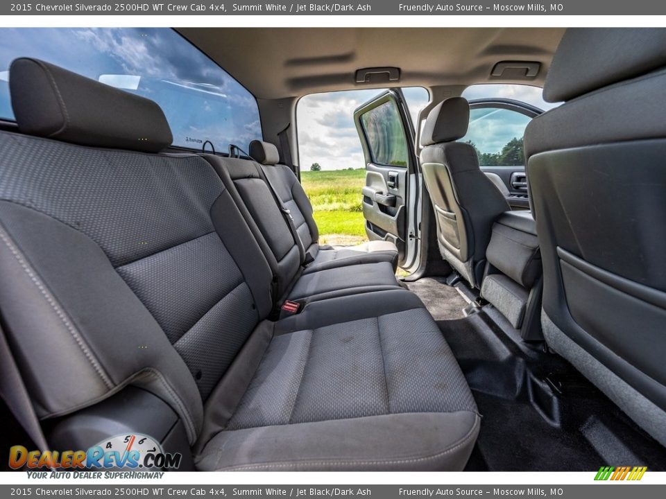 2015 Chevrolet Silverado 2500HD WT Crew Cab 4x4 Summit White / Jet Black/Dark Ash Photo #25