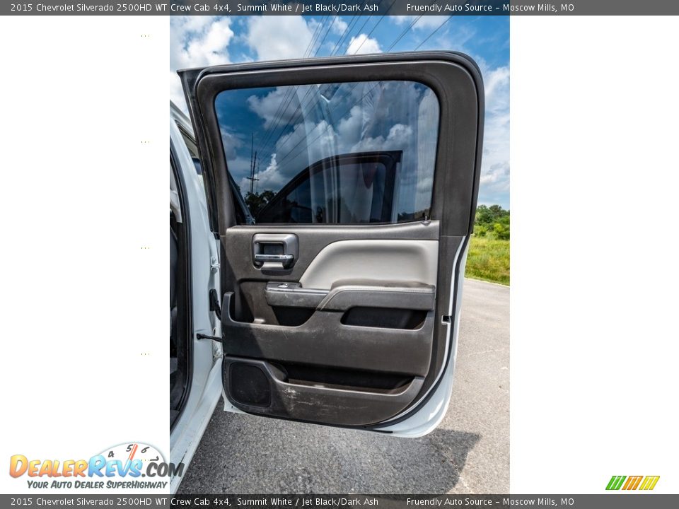 2015 Chevrolet Silverado 2500HD WT Crew Cab 4x4 Summit White / Jet Black/Dark Ash Photo #26