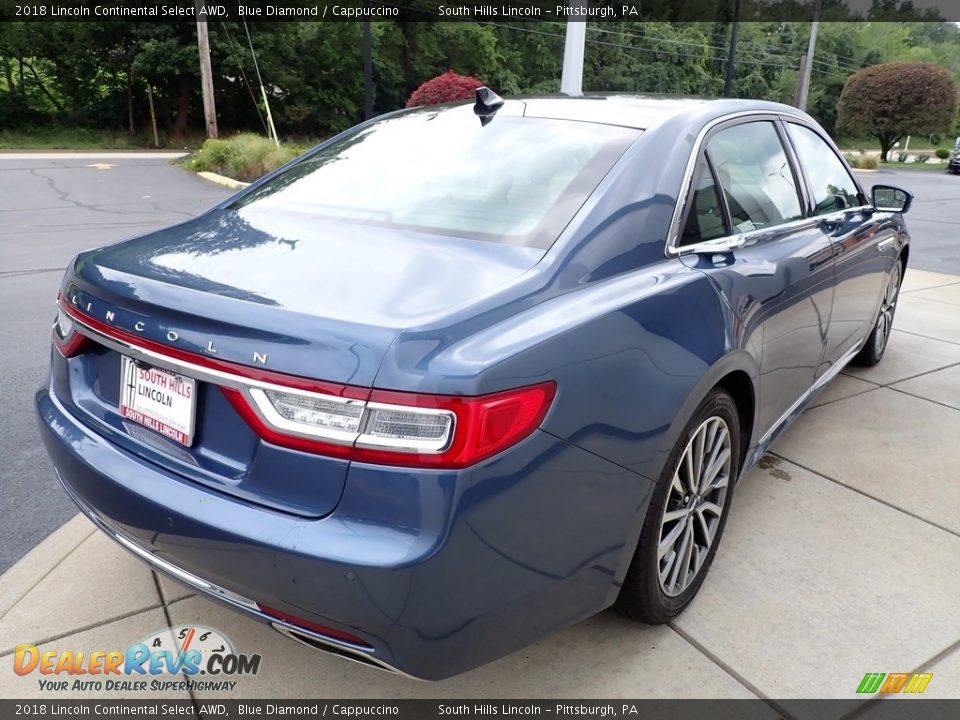 2018 Lincoln Continental Select AWD Blue Diamond / Cappuccino Photo #6