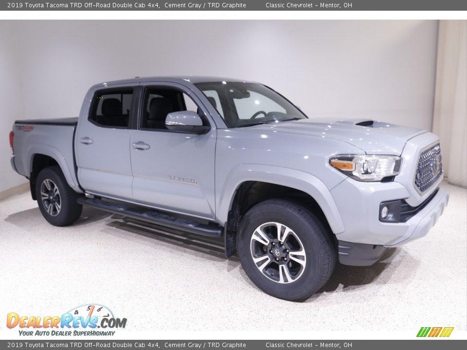 2019 Toyota Tacoma TRD Off-Road Double Cab 4x4 Cement Gray / TRD Graphite Photo #1