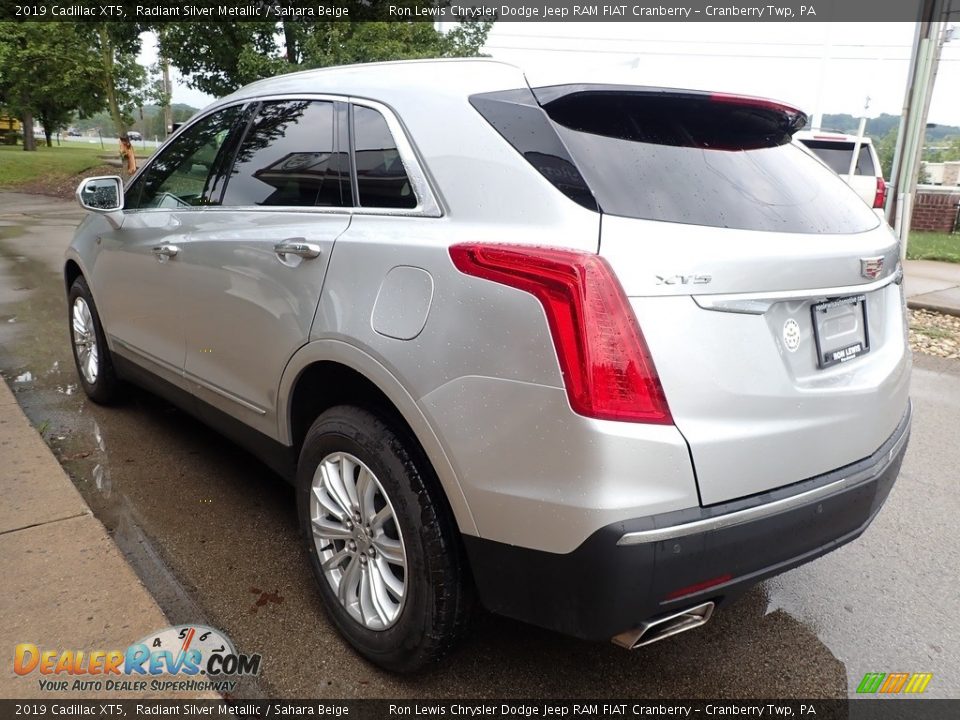 2019 Cadillac XT5 Radiant Silver Metallic / Sahara Beige Photo #5