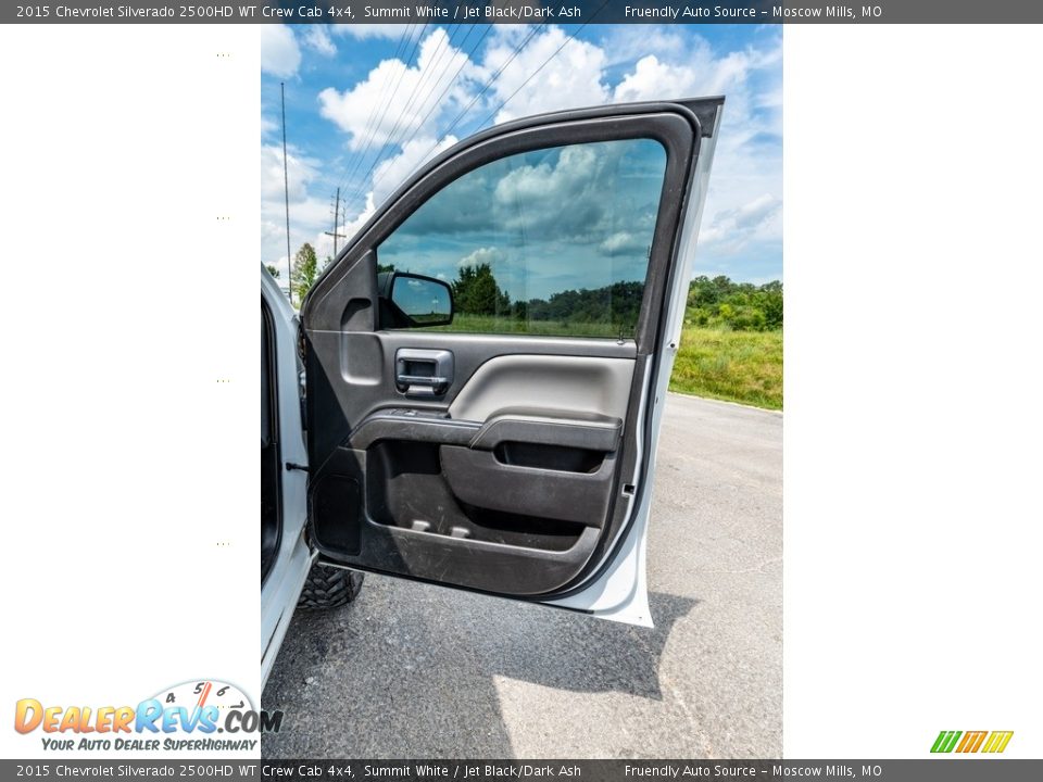 2015 Chevrolet Silverado 2500HD WT Crew Cab 4x4 Summit White / Jet Black/Dark Ash Photo #27