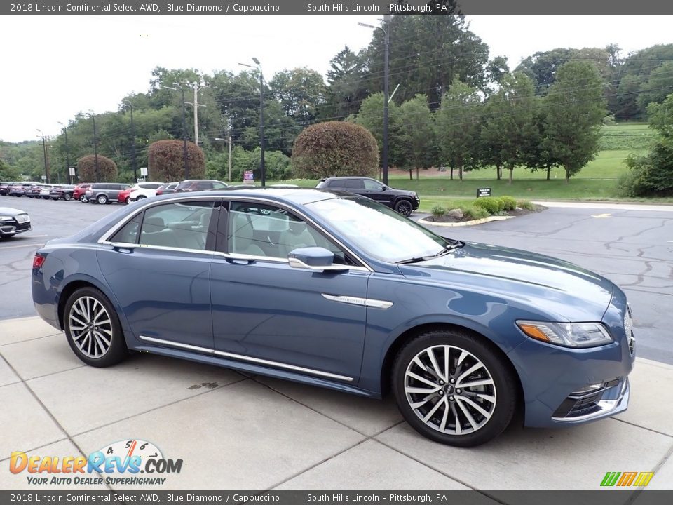 2018 Lincoln Continental Select AWD Blue Diamond / Cappuccino Photo #7