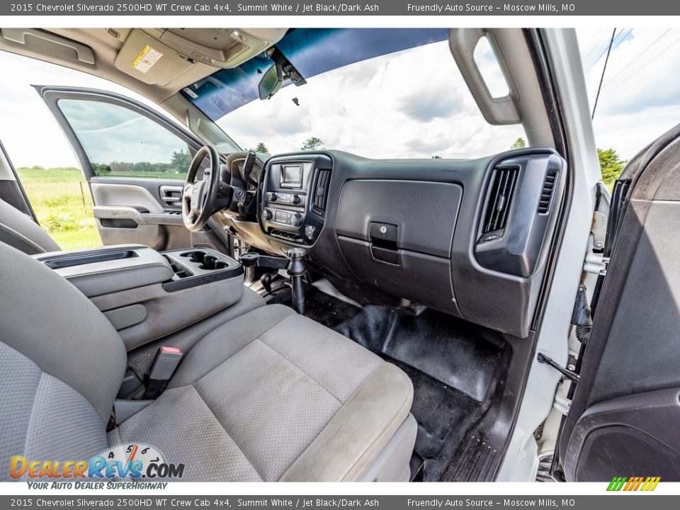 2015 Chevrolet Silverado 2500HD WT Crew Cab 4x4 Summit White / Jet Black/Dark Ash Photo #28