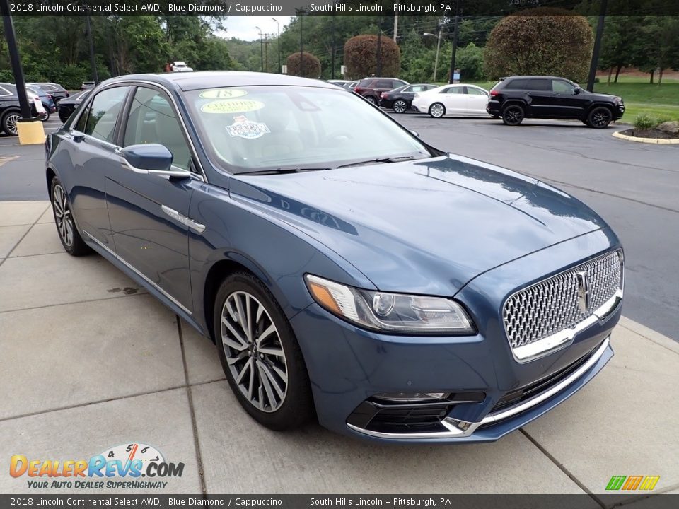 Front 3/4 View of 2018 Lincoln Continental Select AWD Photo #8