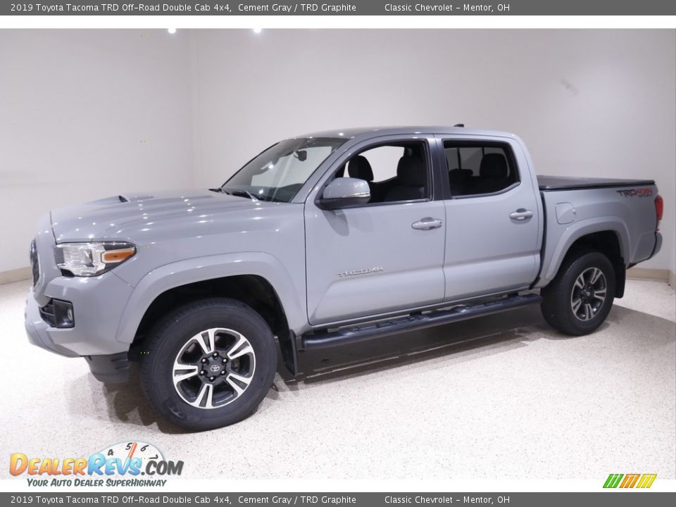 2019 Toyota Tacoma TRD Off-Road Double Cab 4x4 Cement Gray / TRD Graphite Photo #3