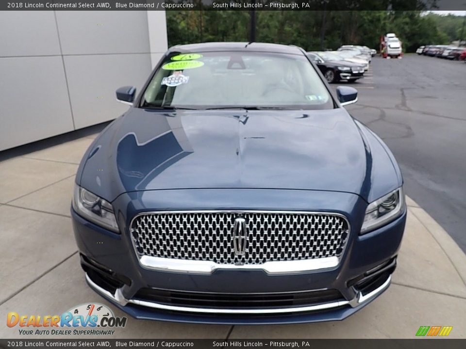 2018 Lincoln Continental Select AWD Blue Diamond / Cappuccino Photo #9