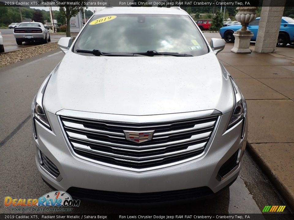 2019 Cadillac XT5 Radiant Silver Metallic / Sahara Beige Photo #8