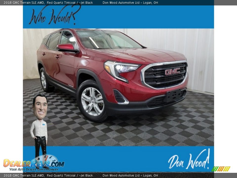 2018 GMC Terrain SLE AWD Red Quartz Tintcoat / ­Jet Black Photo #1