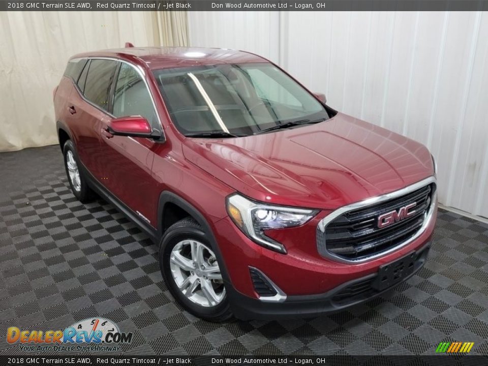 2018 GMC Terrain SLE AWD Red Quartz Tintcoat / ­Jet Black Photo #3