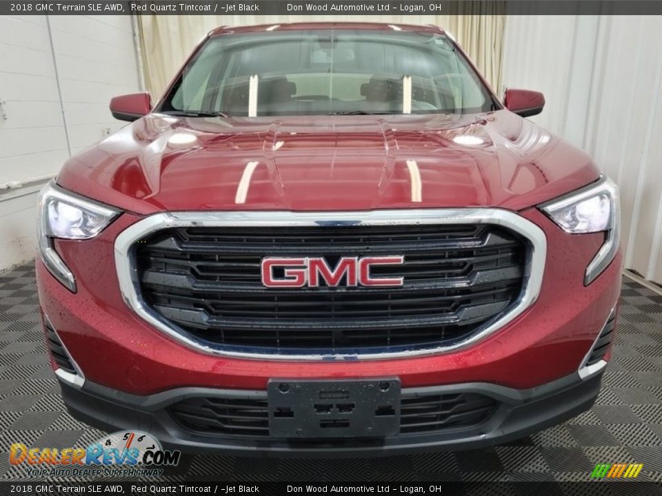 2018 GMC Terrain SLE AWD Red Quartz Tintcoat / ­Jet Black Photo #4