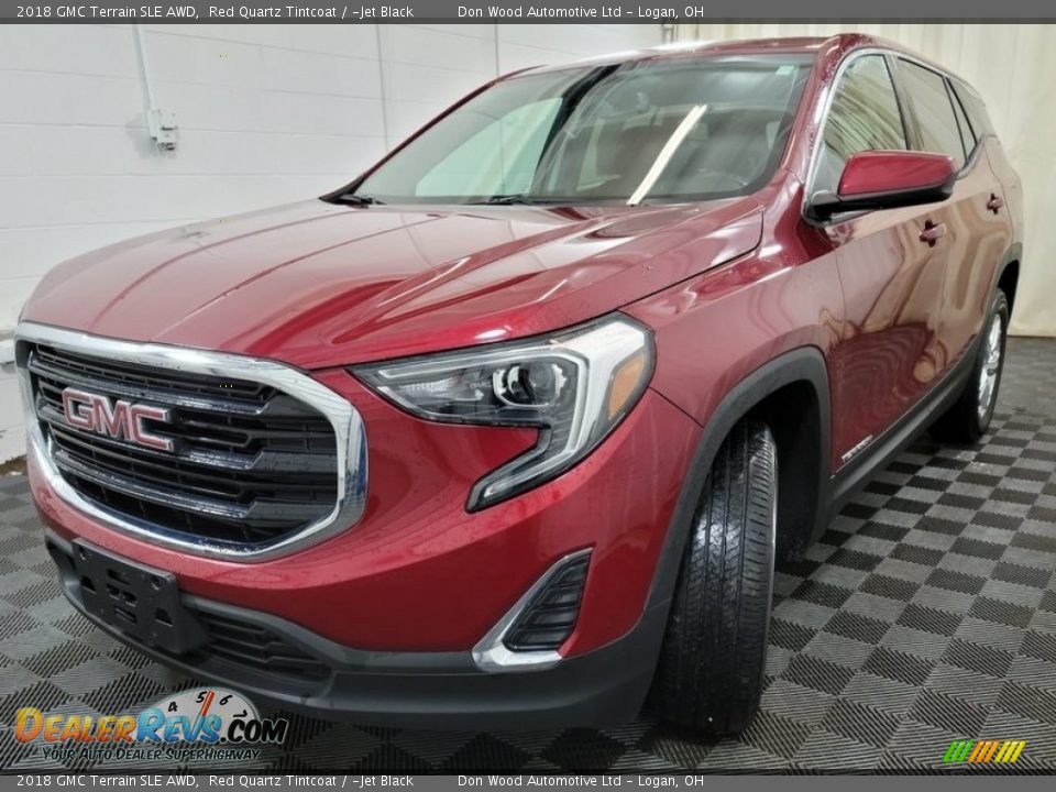 2018 GMC Terrain SLE AWD Red Quartz Tintcoat / ­Jet Black Photo #5