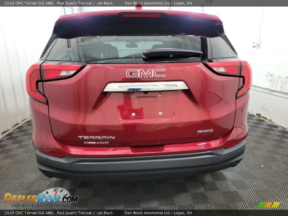 2018 GMC Terrain SLE AWD Red Quartz Tintcoat / ­Jet Black Photo #7