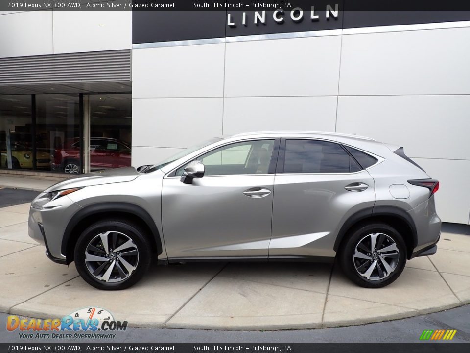 2019 Lexus NX 300 AWD Atomic Silver / Glazed Caramel Photo #2