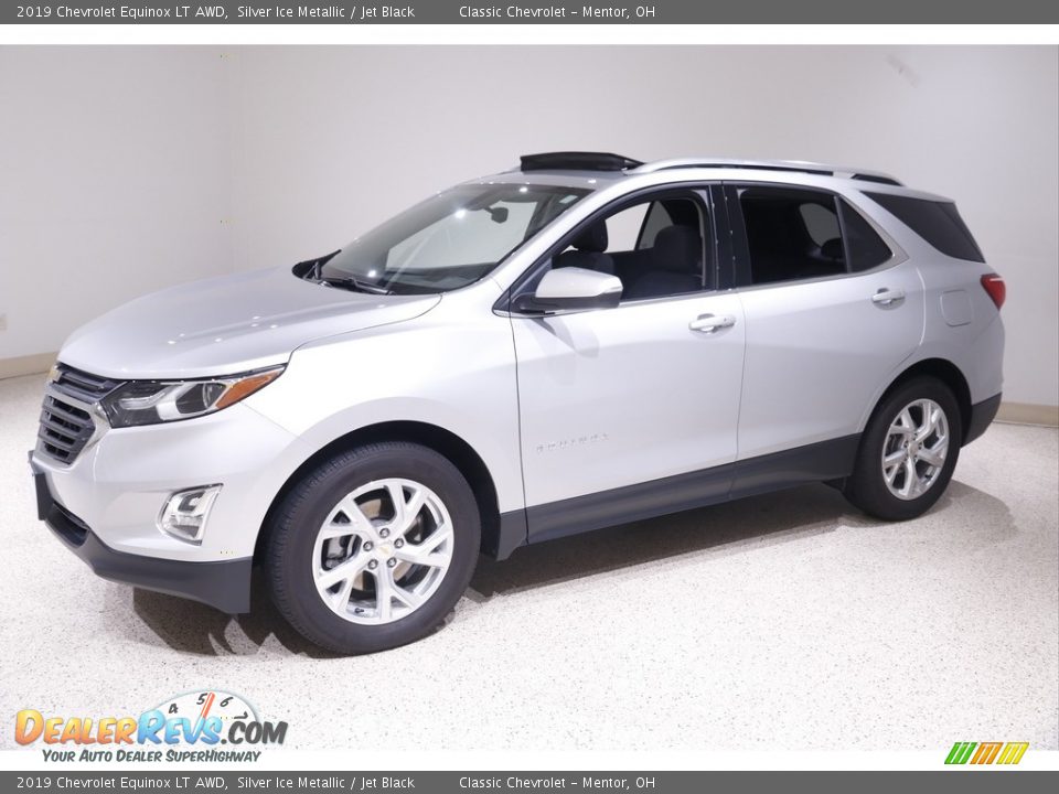 2019 Chevrolet Equinox LT AWD Silver Ice Metallic / Jet Black Photo #3