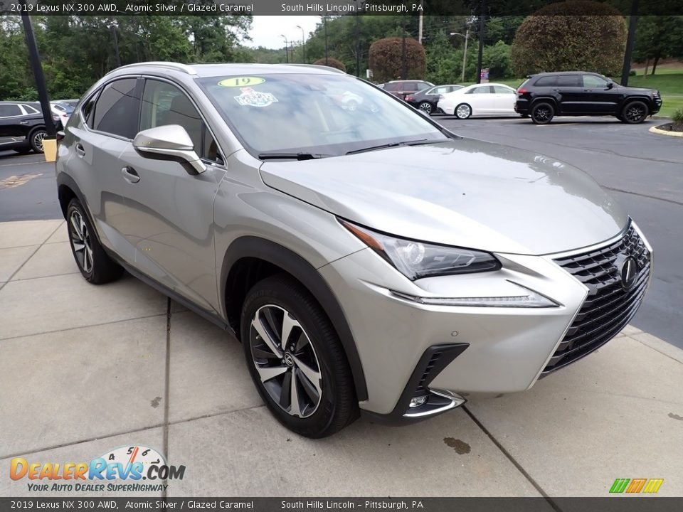 2019 Lexus NX 300 AWD Atomic Silver / Glazed Caramel Photo #8