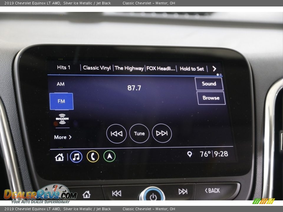 2019 Chevrolet Equinox LT AWD Silver Ice Metallic / Jet Black Photo #12